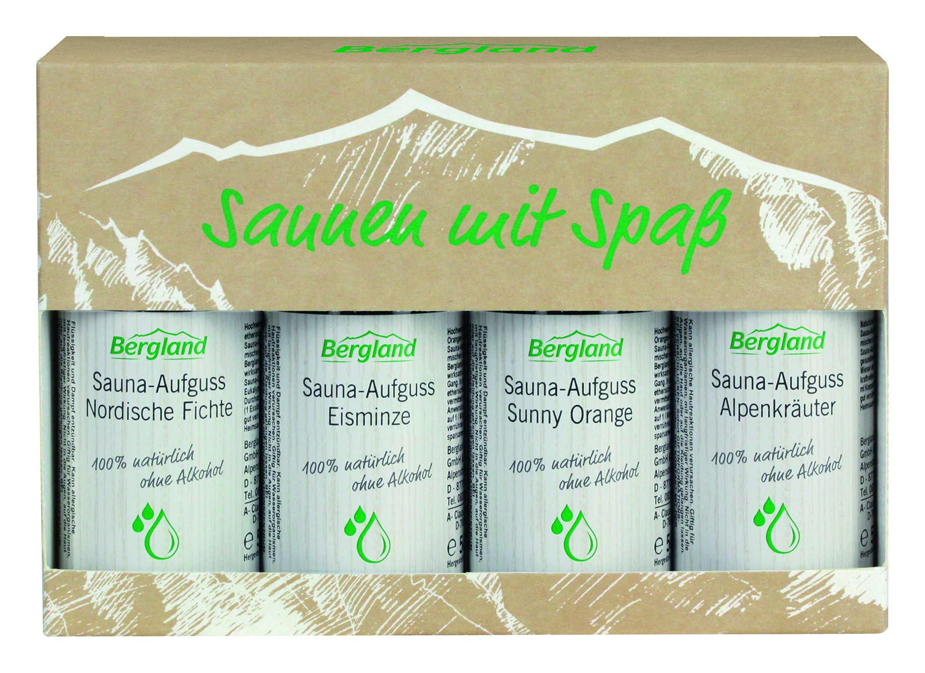 Bergland Sauna-Aufguss-Set