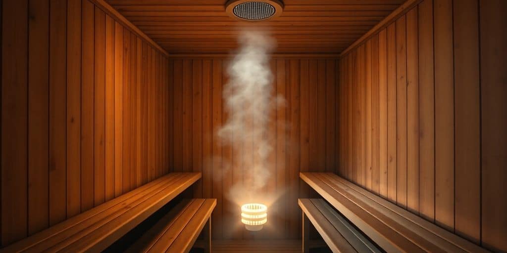 Lüftungsgitter in einer Holzsauna