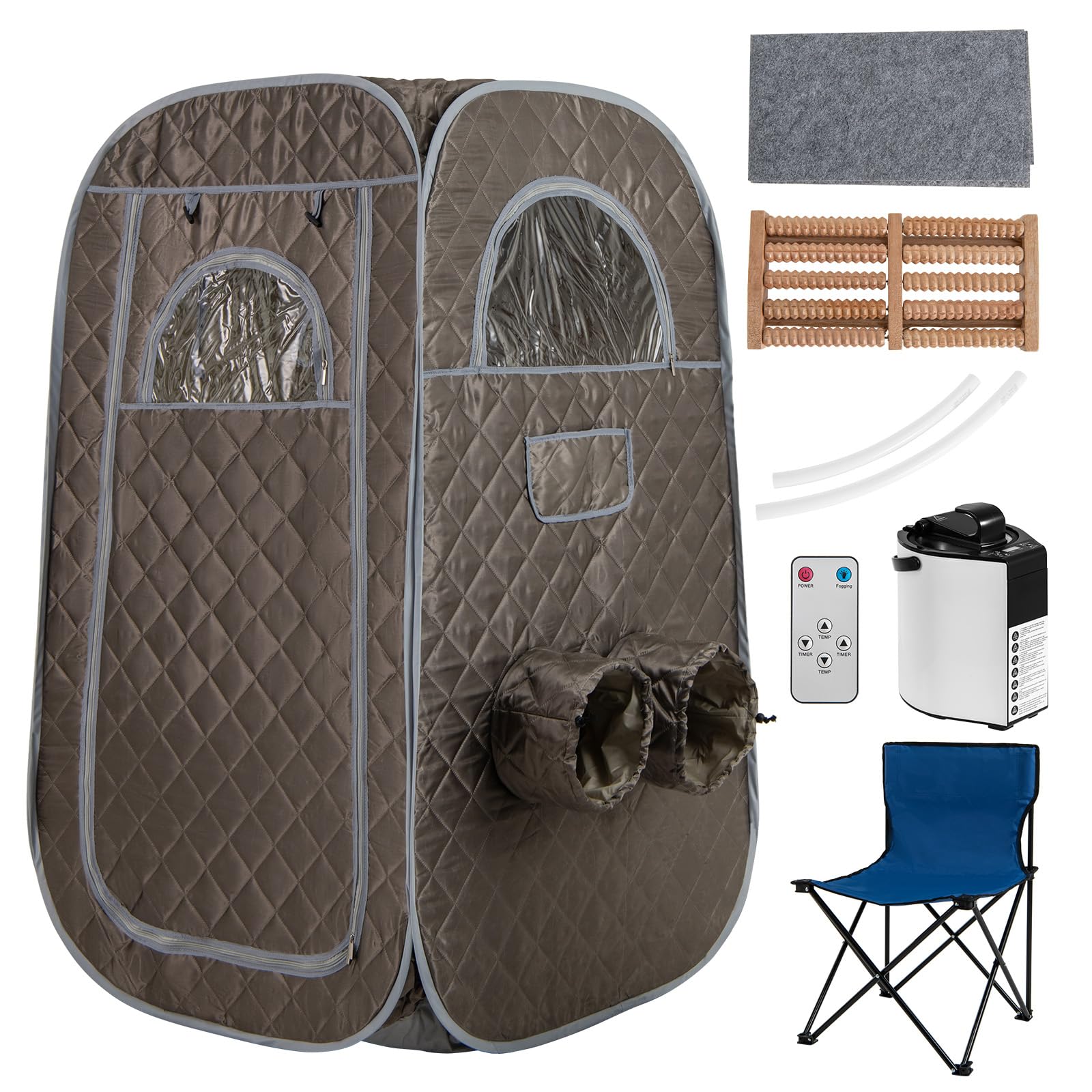 COSTWAY Mobile Dampfsauna
