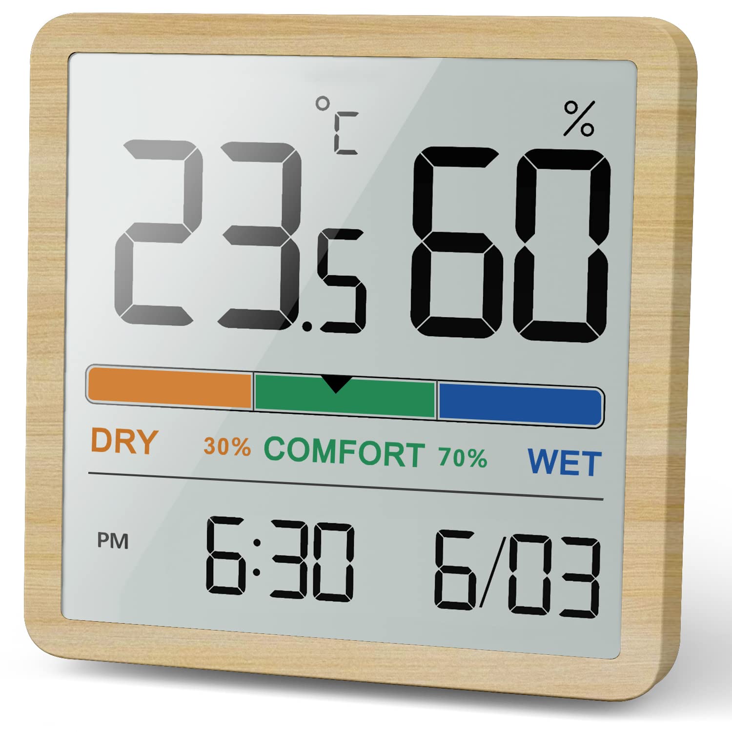NOKLEAD Hygrometer Innenthermometer